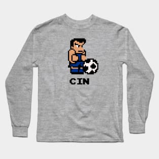 8-Bit Soccer - Cincinnati Long Sleeve T-Shirt